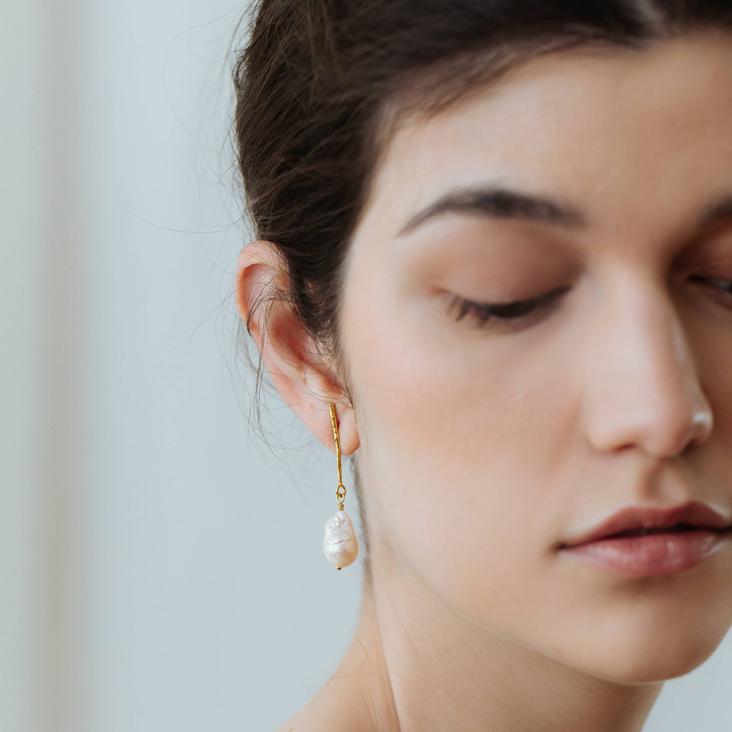 XL Pearl Cane Earrings