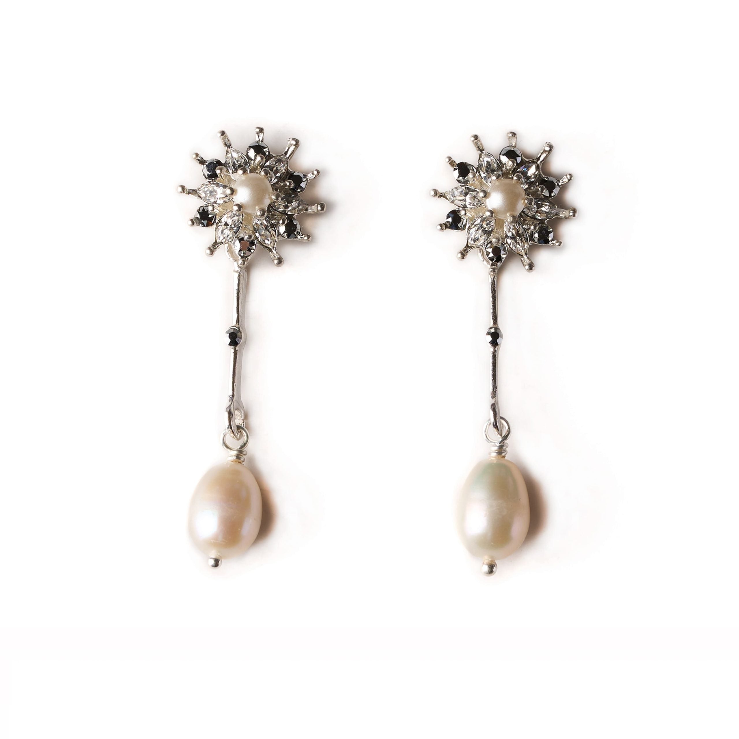 Pendientes Époque Perla Largo