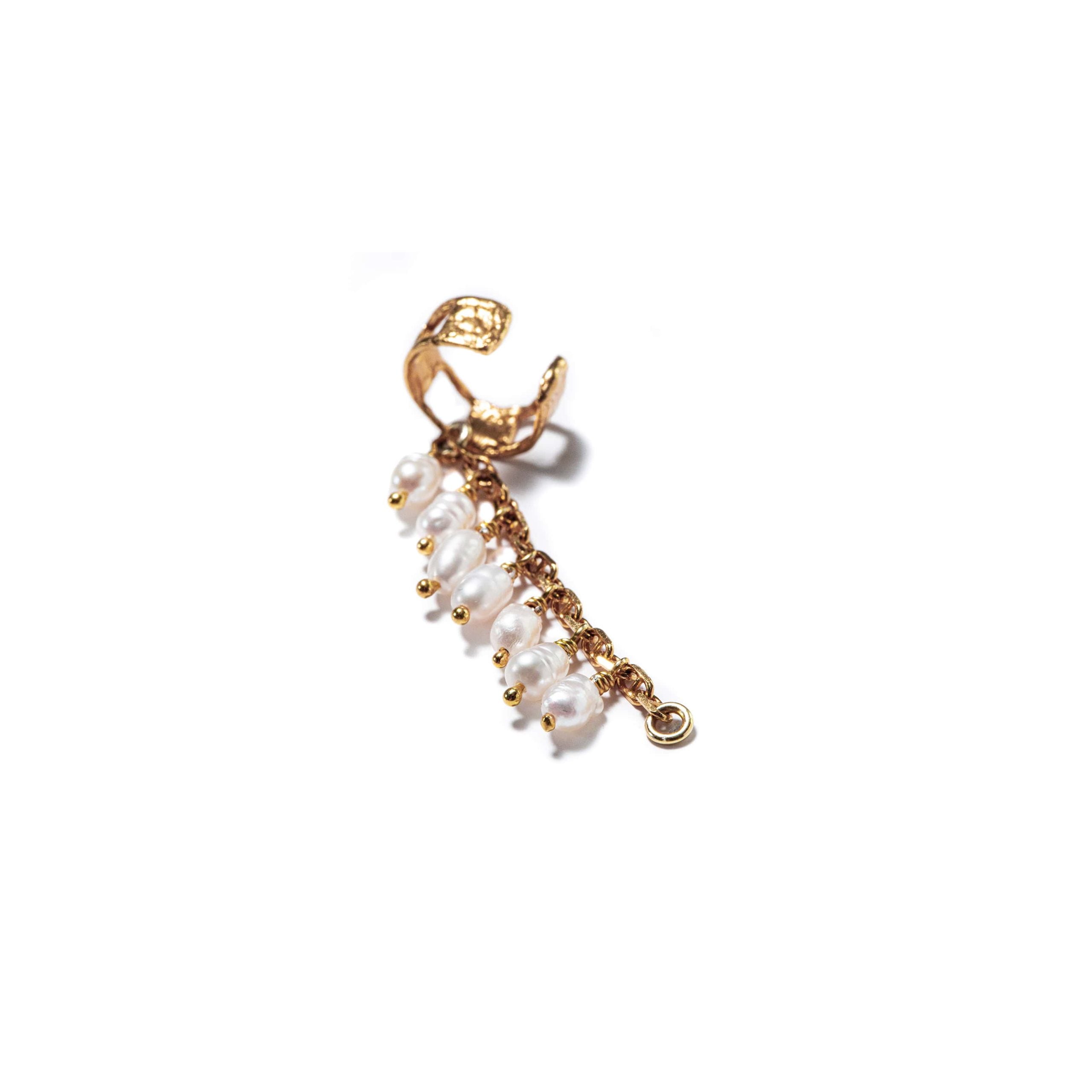 Pearl Cascade Earcuff