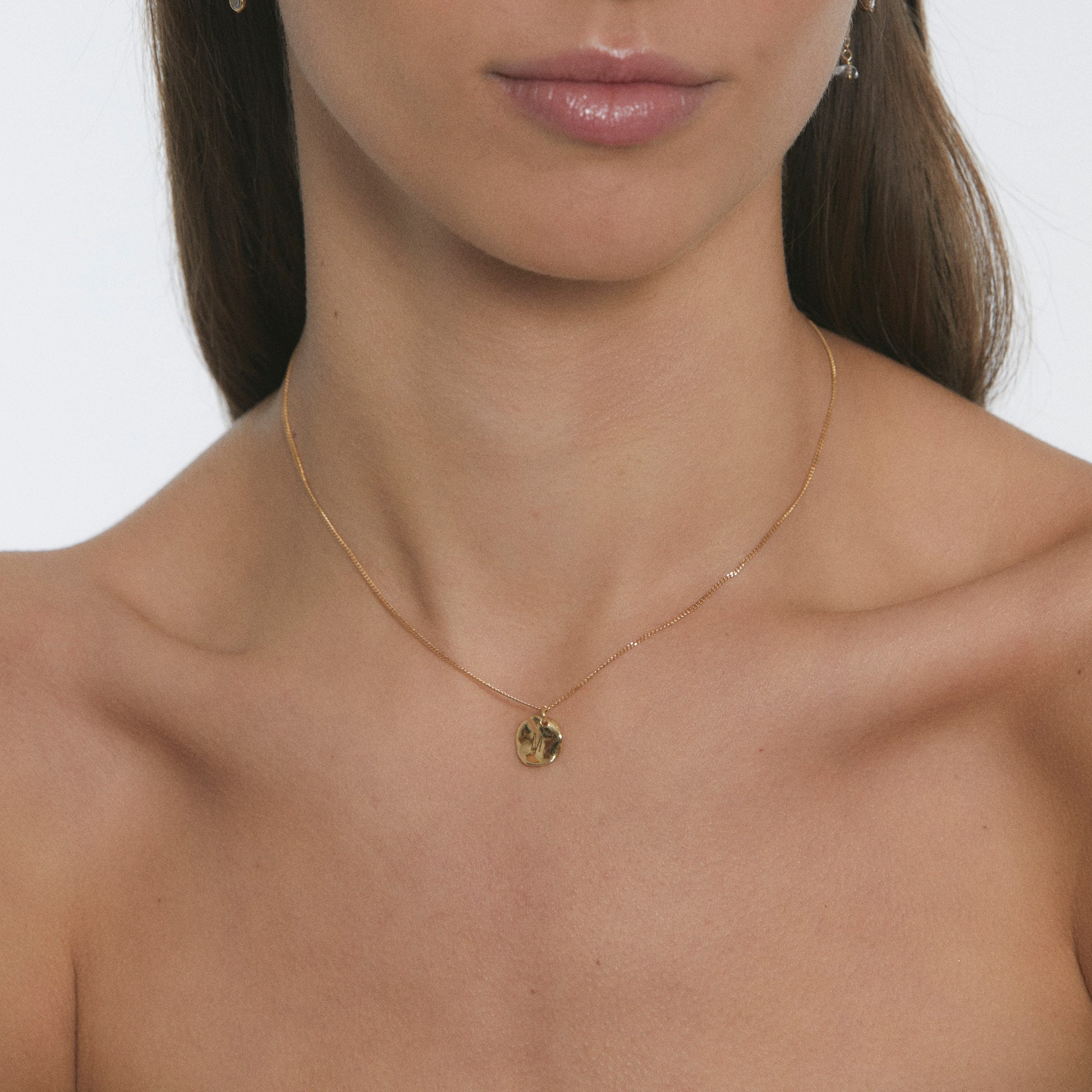 Initial Plate Pendant